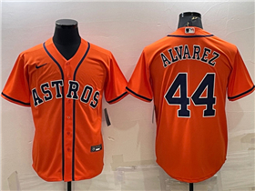 Houston Astros #44 Yordan Álvarez Orange Cool Base Jersey