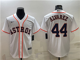 Houston Astros #44 Yordan Álvarez White Cool Base Jersey