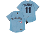 Toronto Blue Jays #11 Bo Bichette Alternate Powder Blue Flex Base Jersey
