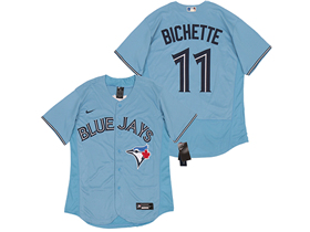 Toronto Blue Jays #11 Bo Bichette Alternate Powder Blue Flex Base Jersey
