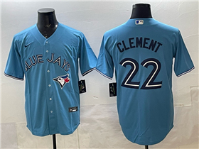 Toronto Blue Jays #22 Ernie Clement Powder Blue Limited Jersey
