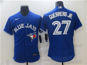Toronto Blue Jays #27 Vladimir Guerrero Jr. Blue flex Base Jersey