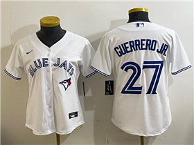 Toronto Blue Jays #27 Vladimir Guerrero Jr. Women's White Limited Jersey