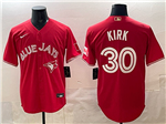 Toronto Blue Jays #30 Alejandro Kirk Canada Day Red Limited Jersey