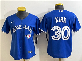Toronto Blue Jays #30 Alejandro Kirk Women's Blue Limited Jersey