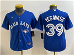Toronto Blue Jays #39 Trey Yesavage Youth Blue Limited Jersey