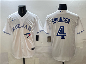 Toronto Blue Jays #4 George Springer White Limited Jersey