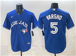 Toronto Blue Jays #5 Daulton Varsho Blue Limited Jersey