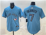 Toronto Blue Jays #7 Kazuma Okamoto Alternate Powder Blue Limited Jersey