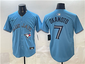 Toronto Blue Jays #7 Kazuma Okamoto Alternate Powder Blue Limited Jersey