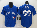 Toronto Blue Jays #99 Hyun-jin Ryu Blue Cool Base Jersey