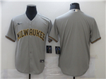 Milwaukee Brewers Gray Cool Base Team Jersey