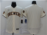 Milwaukee Brewers Cream Flex Base Team Jersey