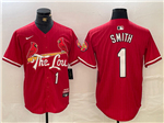 St. Louis Cardinals #1 Ozzie Smith Red 2024 City Connect Limited Jersey