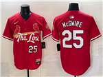 St. Louis Cardinals #25 Mark McGwire Red 2024 City Connect Limited Jersey