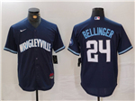 Chicago Cubs #24 Cody Bellinger Navy City Connect Limited Jersey