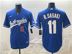 Los Angeles Dodgers #11 Roki Sasaki Blue Alternate Limited Jersey