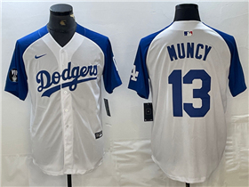 Los Angeles Dodgers #13 Max Muncy White Fashion Jersey
