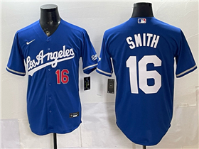 Los Angeles Dodgers #16 Will Smith Blue Alternate Limited Jersey