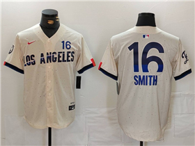 Los Angeles Dodgers #16 Will Smith Cream 2024 City Connect Limited Jersey