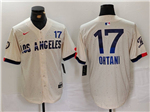 Los Angeles Dodgers #17 Shohei Ohtani Cream 2024 City Connect Limited Jersey