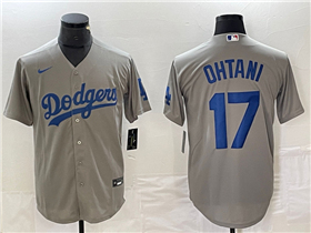 Los Angeles Dodgers #17 Shohei Ohtani Alternate Gray Jersey