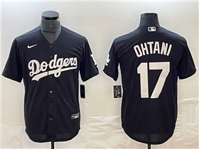 Los Angeles Dodgers #17 Shohei Ohtani Black Turn Back The Clock Jersey