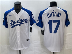 Los Angeles Dodgers #17 Shohei Ohtani White Fashion Jersey