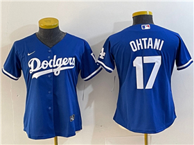 Los Angeles Dodgers #17 Shohei Ohtani Women's Royal Blue Jersey