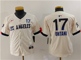 Los Angeles Dodgers #17 Youth Cream 2024 City Connect Limited Jersey