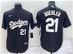 Los Angeles Dodgers #21 Walker Buehler Black Turn Back The Clock Jersey
