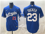 Los Angeles Dodgers #23 Kyle Tucker Blue Alternate Limited Jersey