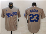 Los Angeles Dodgers #23 Kirk Gibson Alternate Gray Jersey