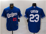 Los Angeles Dodgers #23 Kirk Gibson Royal Blue Limited Jersey