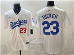 Los Angeles Dodgers #23 Kyle Tucker White Limited Jersey