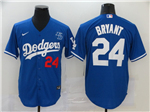Los Angeles Dodgers #24 Kobe Bryant Royal KB Cool Base Jersey