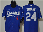 Los Angeles Dodgers #8/24 Kobe Bryant Royal KB Cool Base Jersey