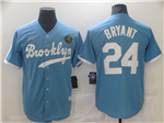 Los Angeles Dodgers #24 Kobe Bryant Light Blue Cooperstown Collection Jersey