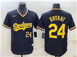 Los Angeles Dodgers #24 Kobe Bryant Black Cooperstown Collection Jersey