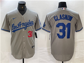 Los Angeles Dodgers #31 Tyler Glasnow Gray Limited Jersey