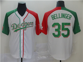 Los Angeles Dodgers #35 Cody Bellinger White Mexican Heritage Culture Night Jersey
