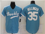 Los Angeles Dodgers #35 Cody Bellinger Light Blue Cooperstown Collection Jersey