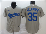 Los Angeles Dodgers #35 Cody Bellinger Alternate Gray Cool Base Jersey