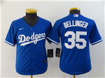 Los Angeles Dodgers #35 Cody Bellinger Youth Royal Blue Cool Base Jersey