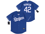 Los Angeles Dodgers #42 Jackie Robinson Royal Blue Cool Base Jersey