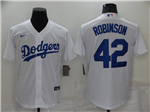 Los Angeles Dodgers #42 Jackie Robinson White Cool Base Jersey