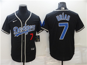 Los Angeles Dodgers #7 Julio Urías Black Fashion Cool Base Jersey