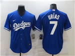 Los Angeles Dodgers #7 Julio Urías Royal Blue Cool Base Jersey