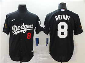 Los Angeles Dodgers #8 Kobe Bryant Black KB Cool Base Jersey