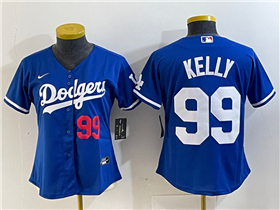 Los Angeles Dodgers #99 Joe Kelly Women's Royal Blue Limited Jersey
